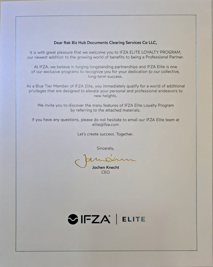 Official partner document